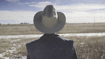 man in a cowboy hat 