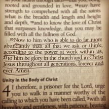 Bible scripture about doing in abundance
