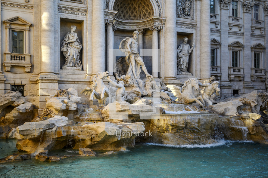 Trevi fountain in Rome 