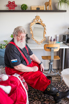 Santa getting ready 