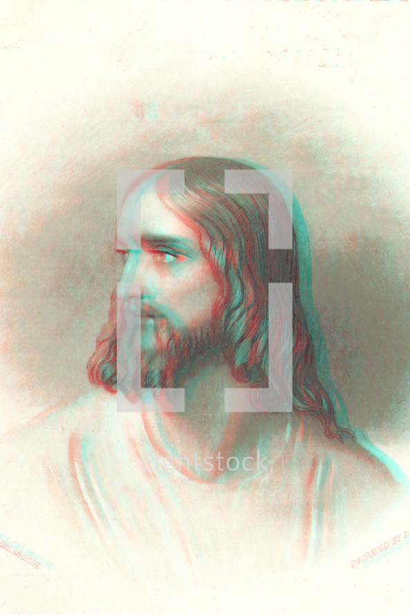 Portrait of Jesus -3D capable