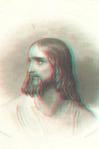 Portrait of Jesus -3D capable