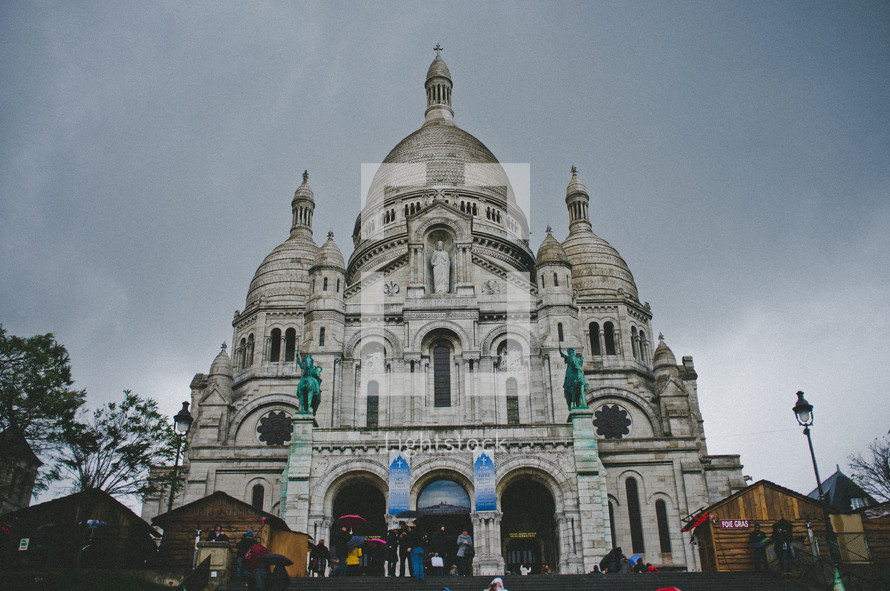 Sacre Coeur cathedral in Paris