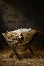 an empty manger 