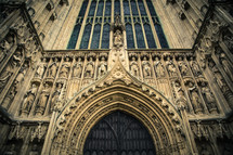 Gothic Cathedral Entrance 