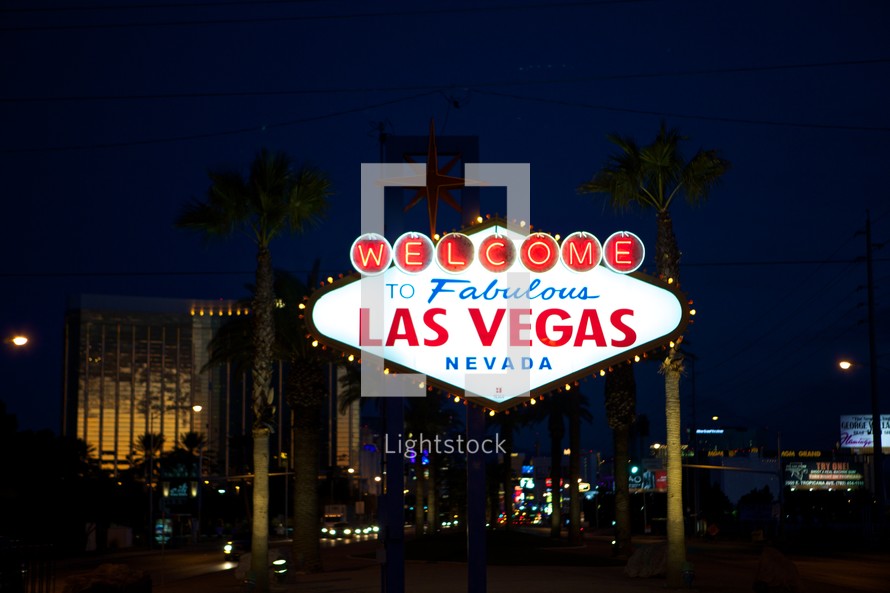 Welcome to Las Vegas sign 