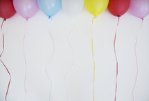 balloons on strings 
