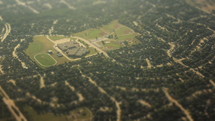aerial view of a school campus 