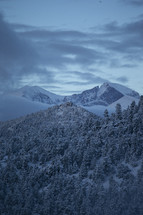 winter mountaintop 