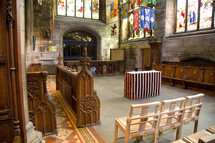 interior of a chapel 