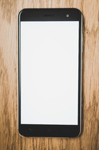 smartphone with blank screen 