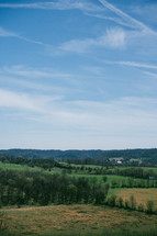 rural green landscape 