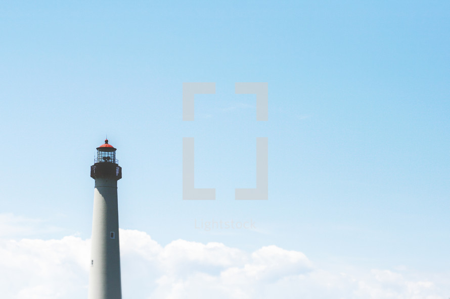 Lighthouse in the sky