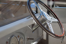 vintage car steering wheel 