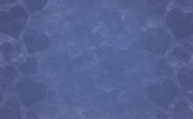 blue hearts background 