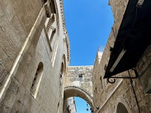 The Ecce Homo arch in Jerusalem, Israel