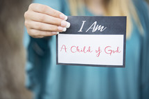 I am a child of God 