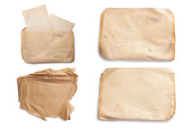 old letters in an envelope