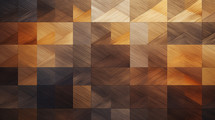 Flat geometric wood tile background.