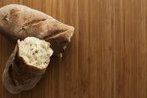 bead loaf in half 