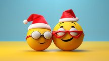 3 D Christmas Emoji 