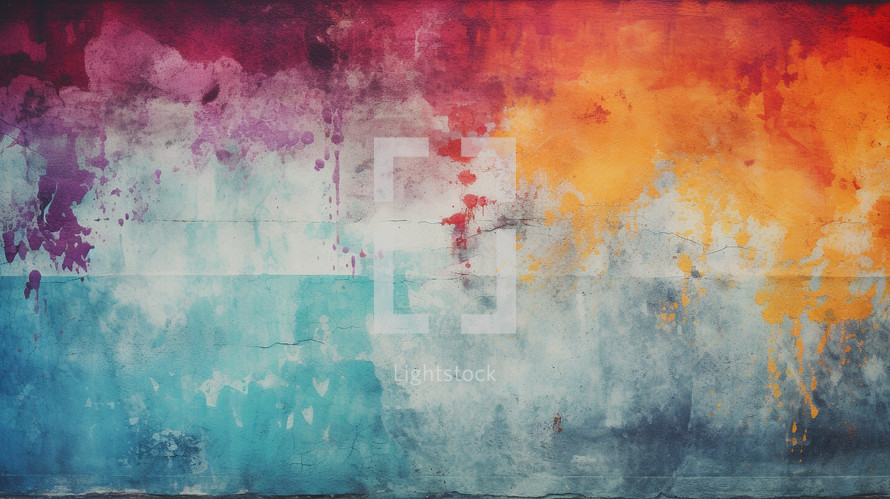 Colorful concrete grunge background. 