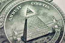 Pyramid on money