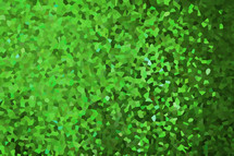 green mosaic pattern background 