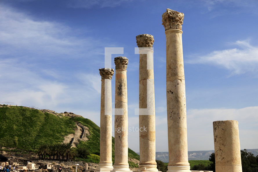 columns in ruins