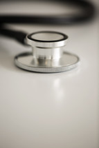 stethoscope on white background 