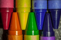 colorful crayons 