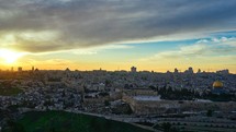 Taken from the top of the Mt. of Olives, this scene of the Holy City is both iconic and revealing. Jesus wept over the city (Luke 12:34, Matthew 23:37).  Even today the City brings joy to pilgrims and visitors every year and tears to those who yearn for peace.