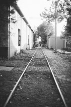 old railroad tracks 