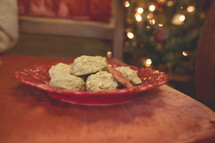 Christmas cookies on a table 