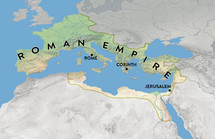 Roman Empire Map 