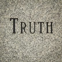 truth etched in stone