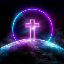 Neon Cross 2