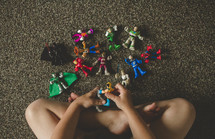 boy child playing with toys 