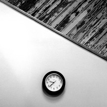 clock on a wall