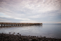 a lake pier 