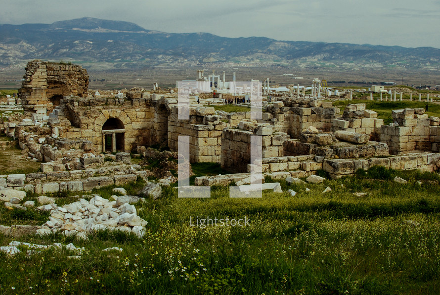 Ancient ruins of Laodicea. Modern day Turkey.
