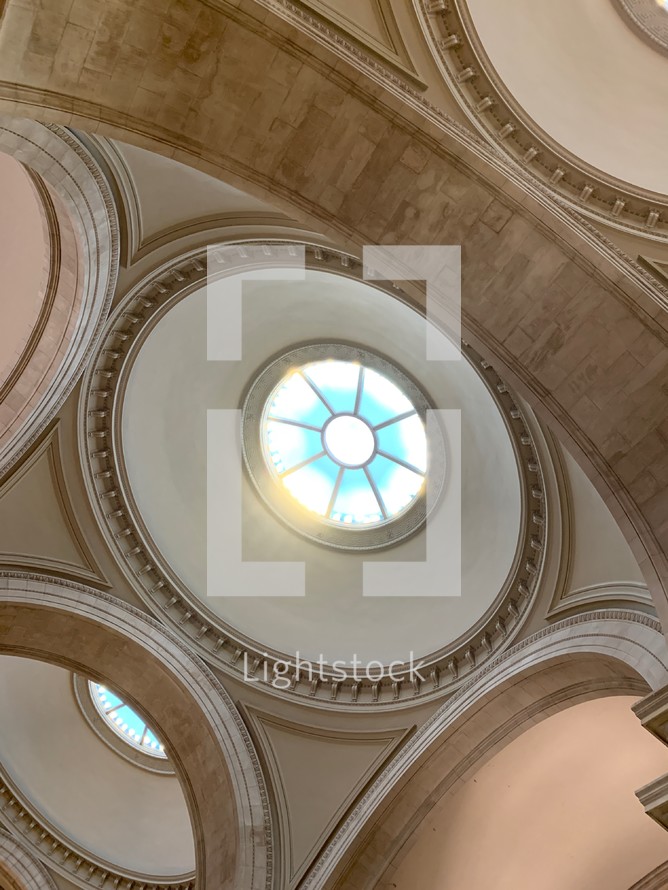 window in a dome 