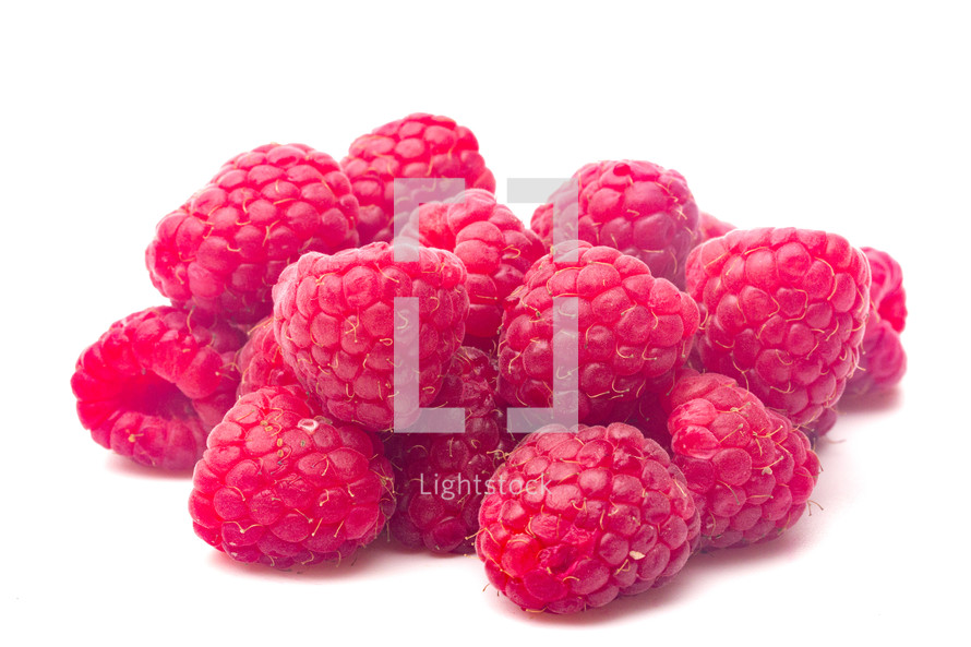 red raspberries 