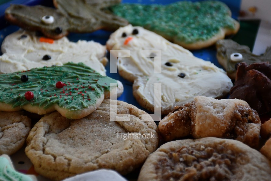 homemade Christmas cookies 