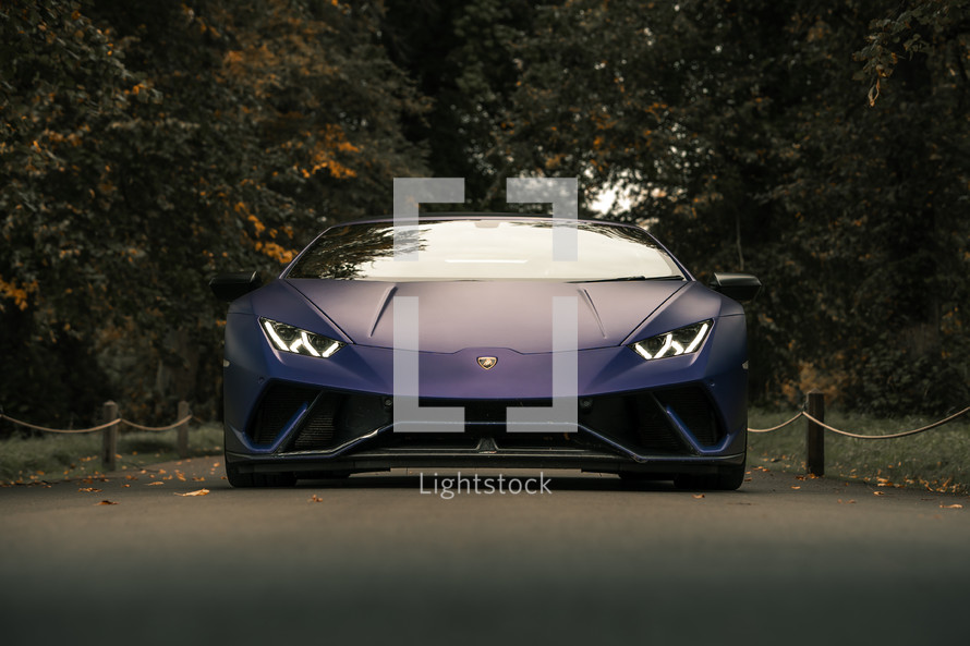 Lamborghini Huracan, purple super car, sports car, powerful, race car, new supercar, Lambo, luxury vehicle