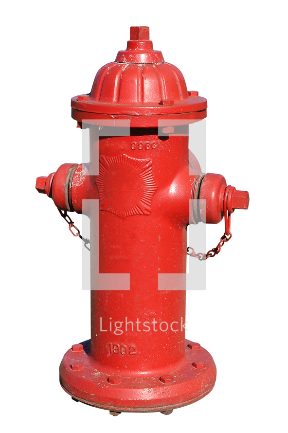 red fire hydrant 