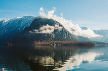 mountains reflecting in Austria 
