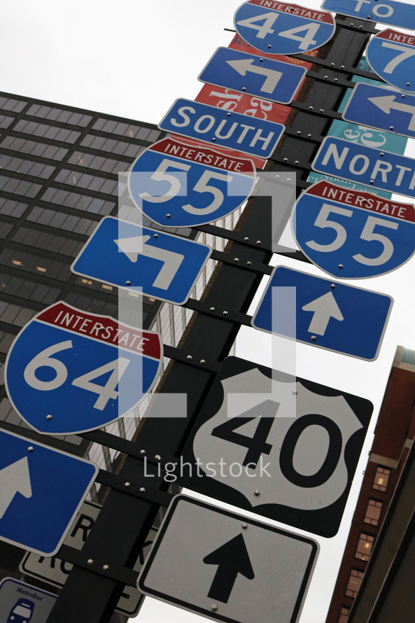interstate signs 