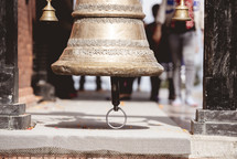 bells, chimes at a temple in Tibet