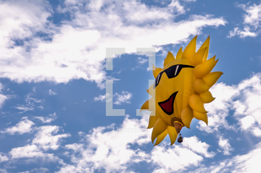 sunshine hot air balloon